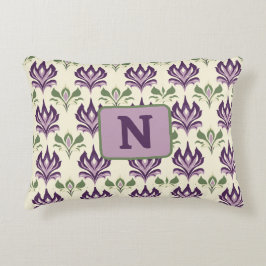 Almofada Decorativa Padrão Ornamental Lily Motif