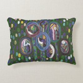 Almofada Decorativa Padrão Oval