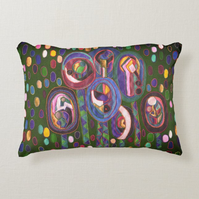 Almofada Decorativa Padrão Oval (Frente)