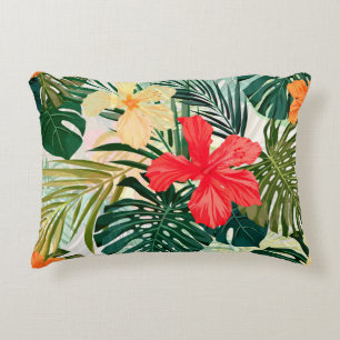Almofada Decorativa Padrão perfeito no Havaí, colorido, de verão, c