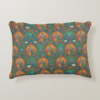 Almofada Decorativa Padrão Radhe Krishna