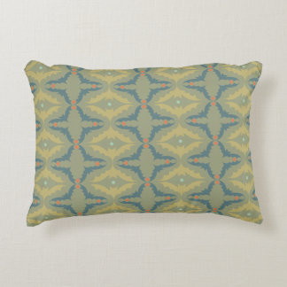 Almofada Decorativa Padrão Retro Vintage Esverdeado
