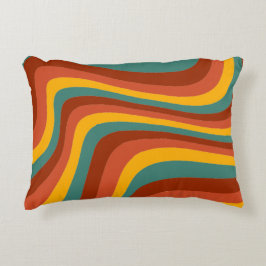 Almofada Decorativa Padrão S Groovy Wavy 70s