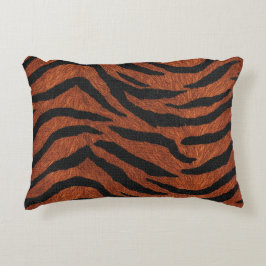 Almofada Decorativa Padrão Selvagem Listra de Tigre