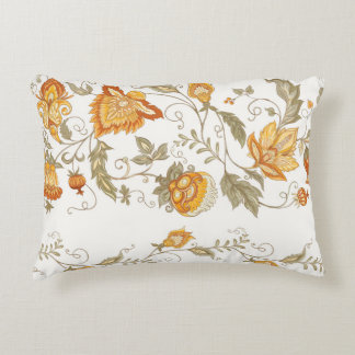 Almofada Decorativa Padrão sem costura com flores ornamentais estiliza
