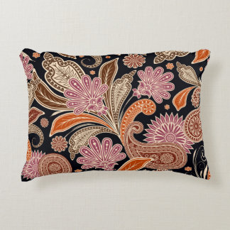 Almofada Decorativa Padrão sem costura Design de Paisley tradicional