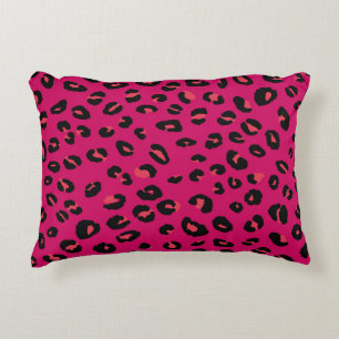 Almofada Decorativa padrão sem descontinuidades do leopardo abstrato m