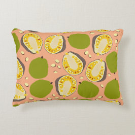 Almofada Decorativa Padrão Tropical de Colza de Verão - Fruta exótica