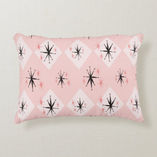 Almofada Decorativa Padrão uniforme de starburst da idade atômica in