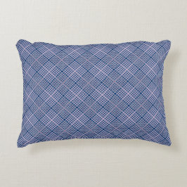 Almofada Decorativa Padrão verificado.08 Dblue BG
