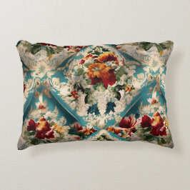 Almofada Decorativa Padrão Whimsical Italiano Floral Damask