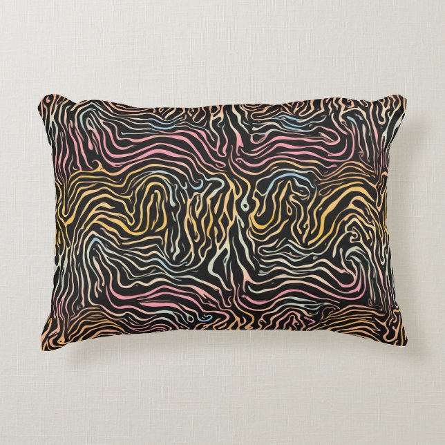 Almofada Decorativa Padrão zebra (Frente)