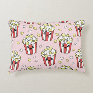 Almofada Decorativa Padrões de crianças bonitos Milho pop cor no abs