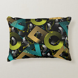 Almofada Decorativa Padrões geométricos,retrô,90s,abstrato,a