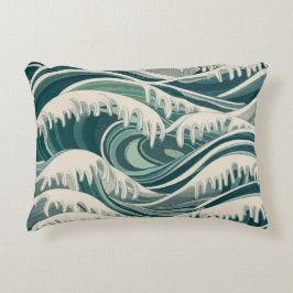 Almofada Decorativa Padrões inspirados pelo mar