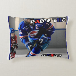 Almofada Decorativa Pai O Melhor Travesseiro De Ênfase De Hockey