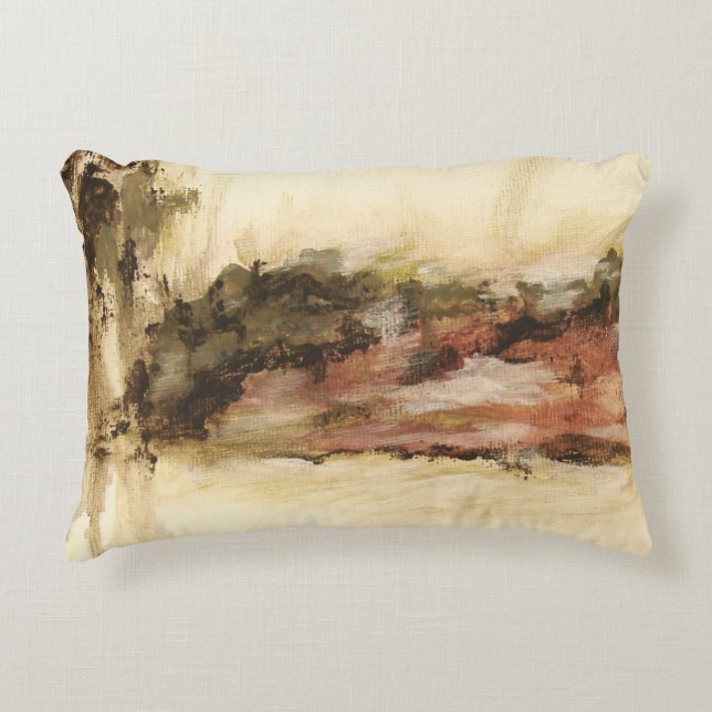 Almofada Decorativa Paisagem Ambígua e Abstrato (Frente)