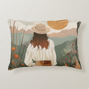 Almofada Decorativa Paisagem Boho Abstrato (20)
