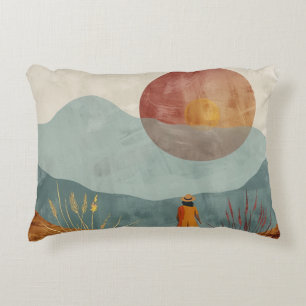 Almofada Decorativa Paisagem Boho Abstrato (23)