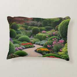 Almofada Decorativa Paisagem de jardim