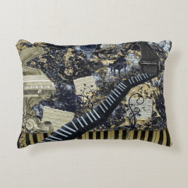 Almofada Decorativa Paisagem do teclado