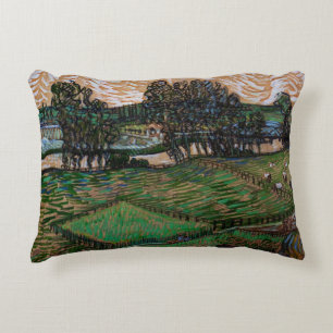 Almofada Decorativa Paisagem, Ponte sobre o Oise por Vincent van Gogh