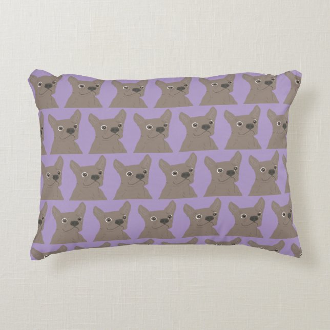 Almofada Decorativa Pale Purple Dog (Frente)