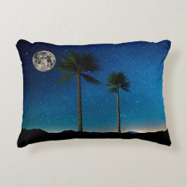 Almofada Decorativa Palmas à noite