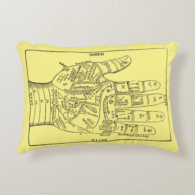 Almofada Decorativa Palmistry, 1671 (Frente)