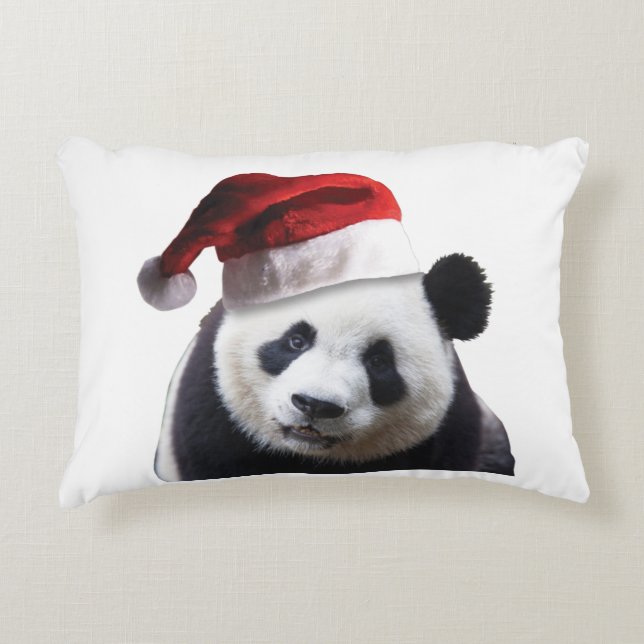 Almofada Decorativa Panda Bear Natal (Frente)