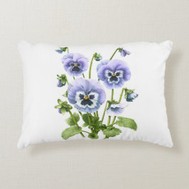 Almofada Decorativa Pansies Roxas