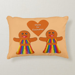 Almofada Decorativa Pão de Natal lésbico Casal feminino