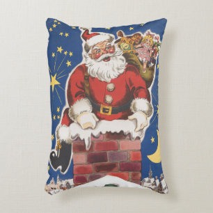 Almofada Decorativa Papai Noel Antigo, Era a Noite Antes do Natal