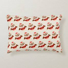 Almofada Decorativa Papais noeis Coruja