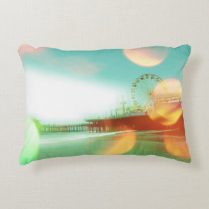 Almofada Decorativa Papais noeis Monica Pier Green Orange Sparkles Edi