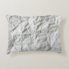 Almofada Decorativa Papel enrugado e engraçado