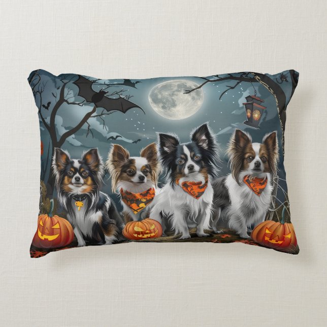 Almofada Decorativa Papillon Halloween Spooky (Frente)