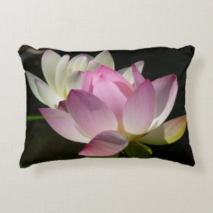 Almofada Decorativa Par de Flores de Lotus II