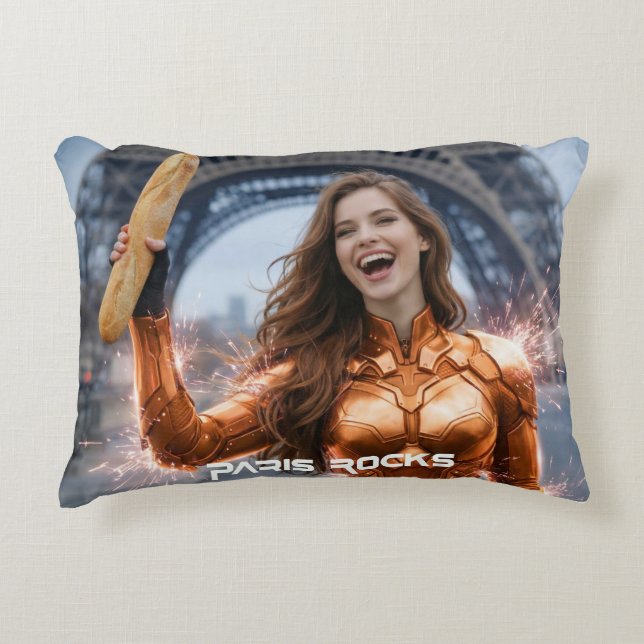 ALMOFADA DECORATIVA PARIS ROCKS (Frente)