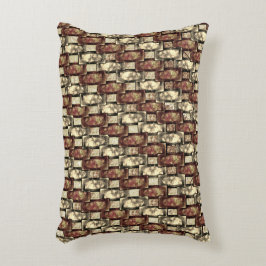 Almofada Decorativa Partes retangulares, esmeriladas e ouros