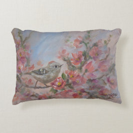 Almofada Decorativa Pássaro Estrelinha-preta