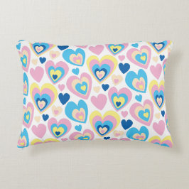 Almofada Decorativa Pastel Hearts.