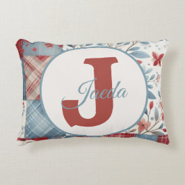 Almofada Decorativa Patchwork Denim Koala Throw Pillow