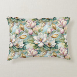 Almofada Decorativa Pattern Elegant Magnolia Flowers