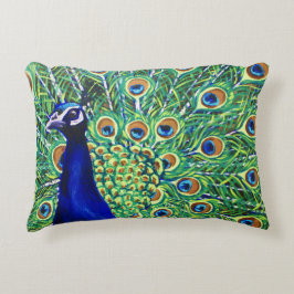 Almofada Decorativa Pavão