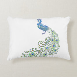 Almofada Decorativa Pavão Jeweled