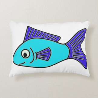 Almofada Decorativa Peixe, azul