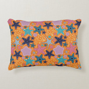 Almofada Decorativa Peixes-estrela coloridos