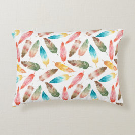 Almofada Decorativa Penas de cores