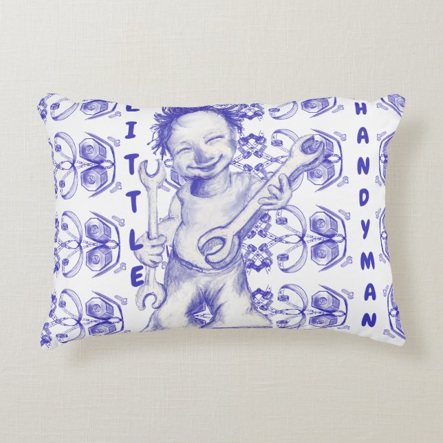 Almofada Decorativa Pequeno faz-tudo (Frente)
